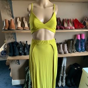 Two-Piece Skirt Bralette Co-Ord